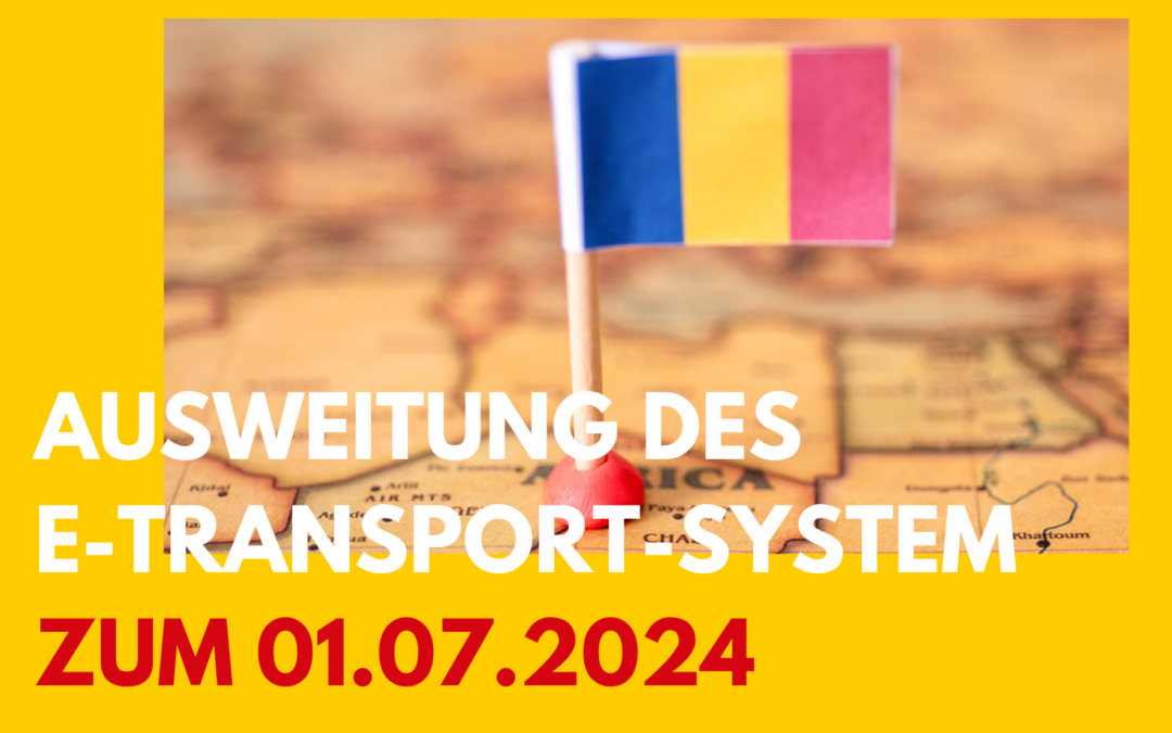 Ausweitung des e-Transport-System zum 01.07.2024 auf internationale Sendungen